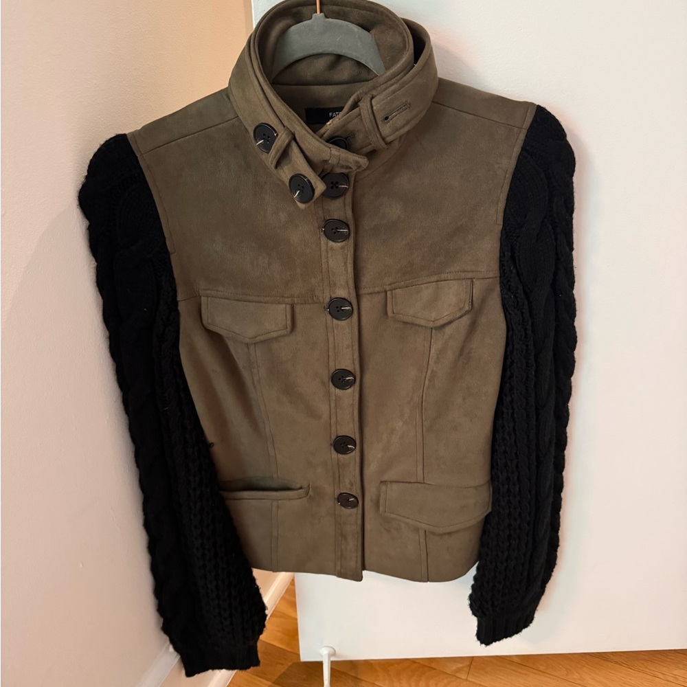 Green and Black Light Jacket